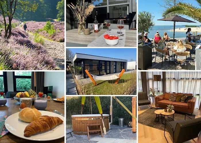 בית נופש Luxe 4- Persoons Veluwelodge Met Hottub In Ermelo!