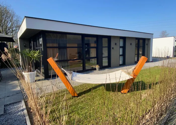 Luxe 4- Persoons Veluwelodge Met Hottub In Ermelo! بيت للعطل *