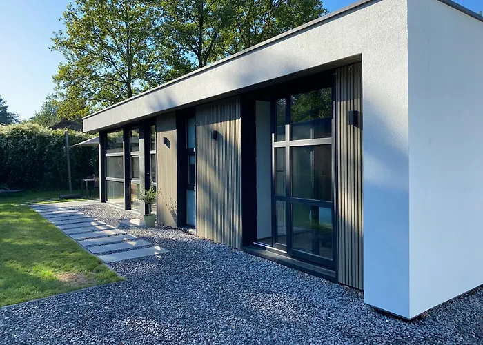 בית נופש Luxe 4- Persoons Veluwelodge Met Hottub In Ermelo! *