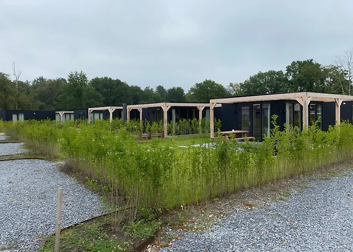 بيت للعطل Luxe 4- Persoons Veluwelodge Met Hottub In Ermelo! إرميلو